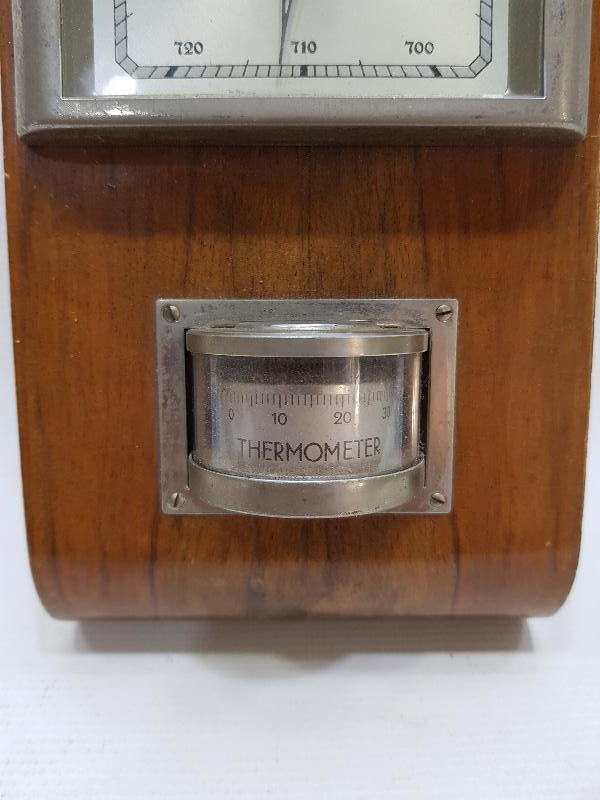 ANTİKA HİGROMETRELİ TERMOMETRE 