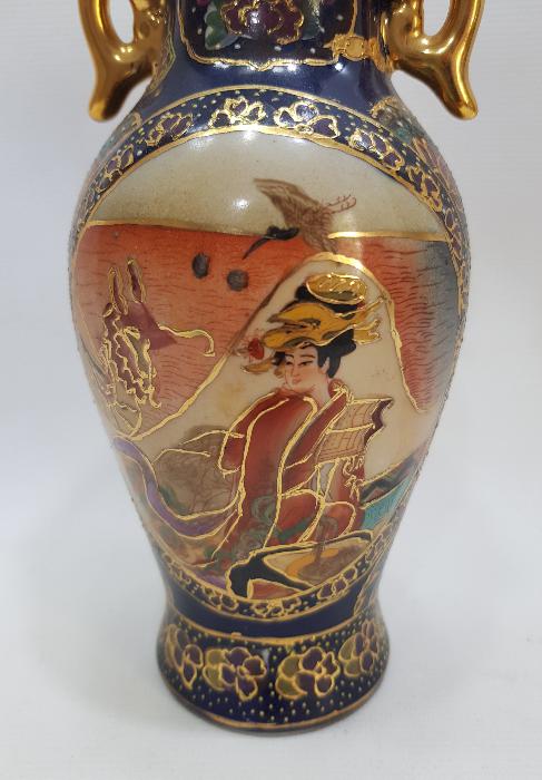 ANTİKA ORIENTAL SATSUMA PORSELEN VAZO