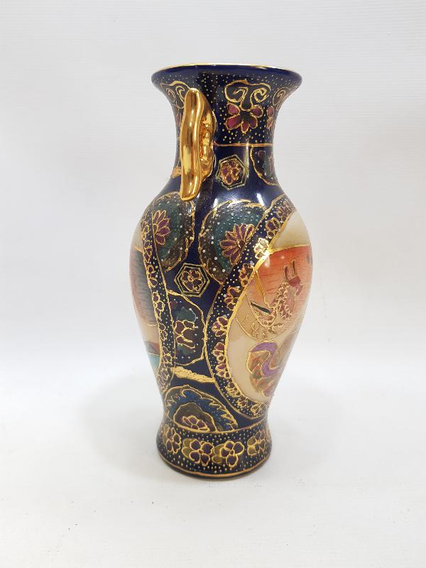 ANTİKA ORIENTAL SATSUMA PORSELEN VAZO