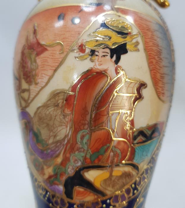 ANTİKA ORIENTAL SATSUMA PORSELEN VAZO