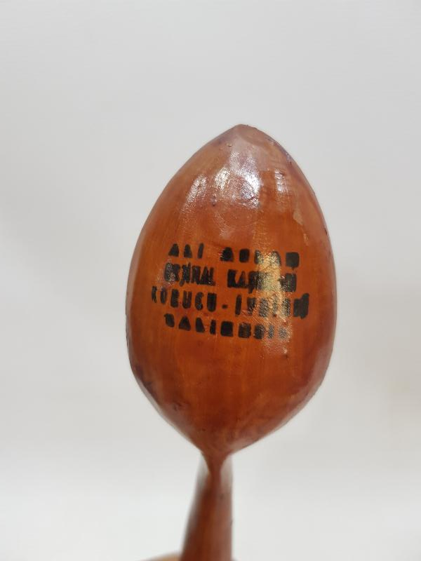 KÖK BOYALI YAVUZ SULTAN SELİM HAN RESİMLİ AHŞAP KAŞIK