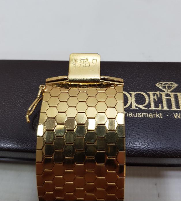 KUTUSUNDA ANTİKA ALTIN KAPLAMA BİLEKLİK