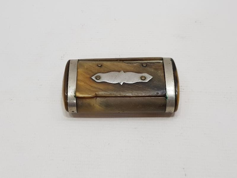 OSMANLI DÖNEMİ BOYNUZ ENFİYE KUTUSU