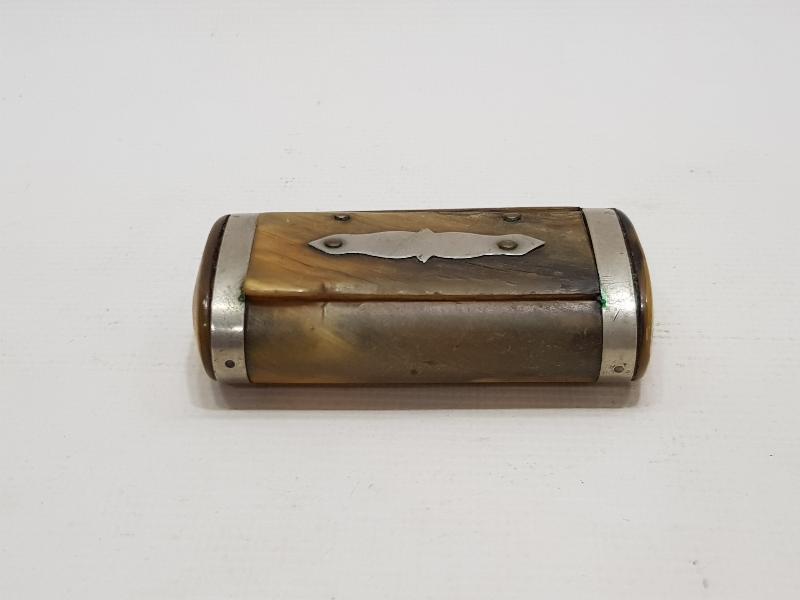 OSMANLI DÖNEMİ BOYNUZ ENFİYE KUTUSU