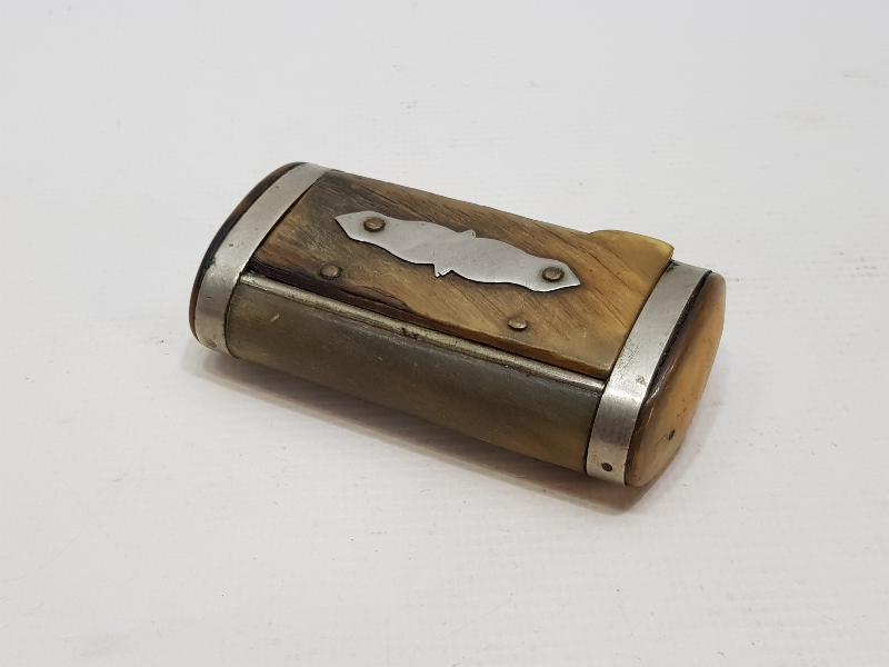 OSMANLI DÖNEMİ BOYNUZ ENFİYE KUTUSU