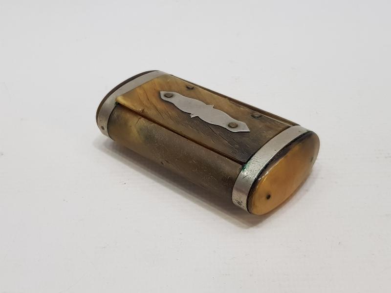 OSMANLI DÖNEMİ BOYNUZ ENFİYE KUTUSU