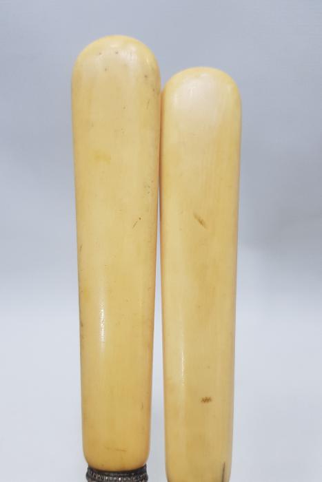 OSMANLI DÖNEMİ FİL DİŞİ SAPLI SERVİS ÇATAL BIÇAĞI