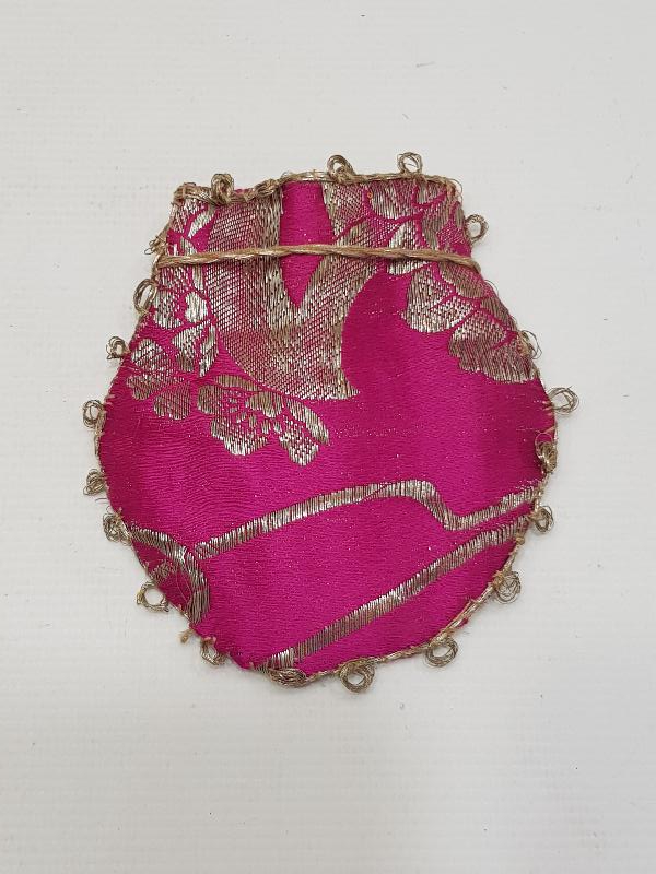 OSMANLI DÖNEMİ İPEK ELMASİYE SAAT KESESİ 