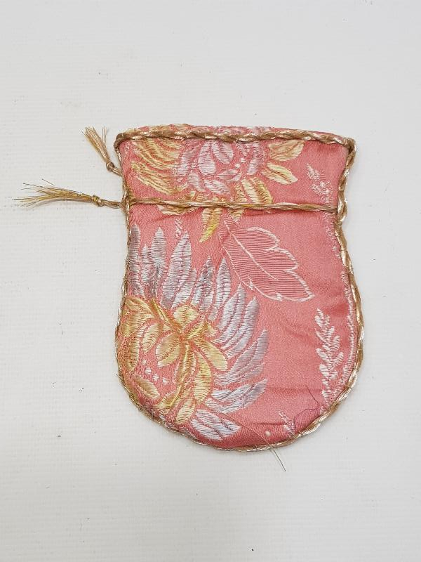 OSMANLI DÖNEMİ İPEK PARA KESESİ