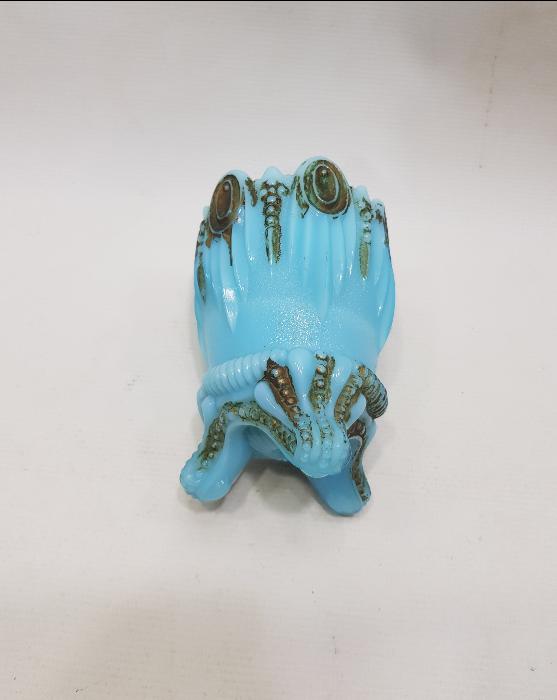 OSMANLI DÖNEMİ MAVİ RENKLİ OPAL BARDAK