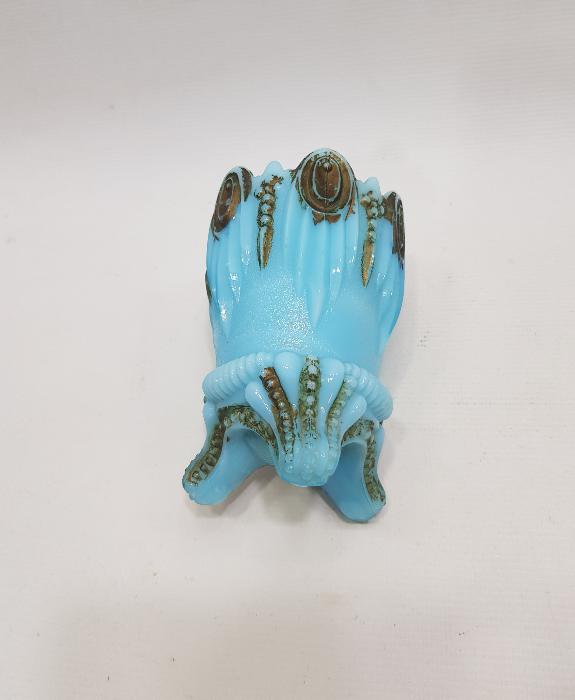 OSMANLI DÖNEMİ MAVİ RENKLİ OPAL BARDAK