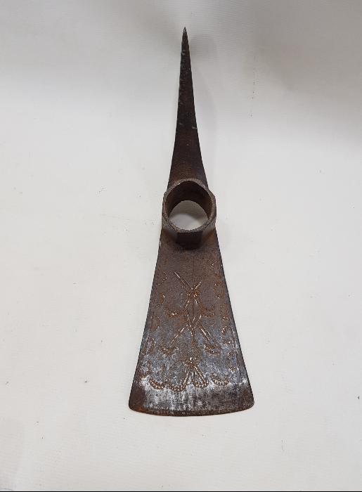 OSMANLI DÖNEMİ ÜZERİ İŞLEMELİ KAZMA BALTA