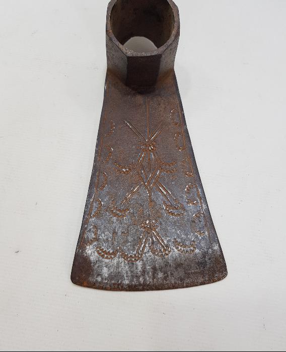 OSMANLI DÖNEMİ ÜZERİ İŞLEMELİ KAZMA BALTA