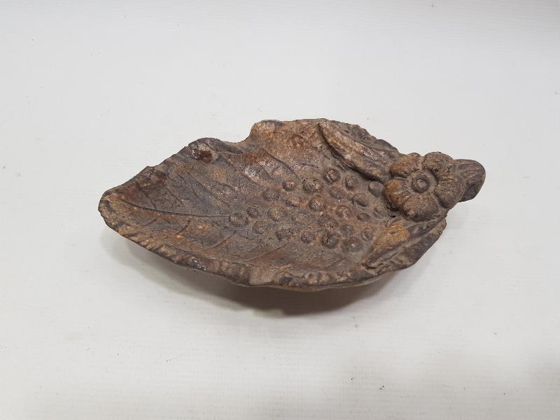 OSMANLI DÖNEMİ YAPRAK FORMLU ÇOK NADİR ÇANAKKALE SUNUMLUK