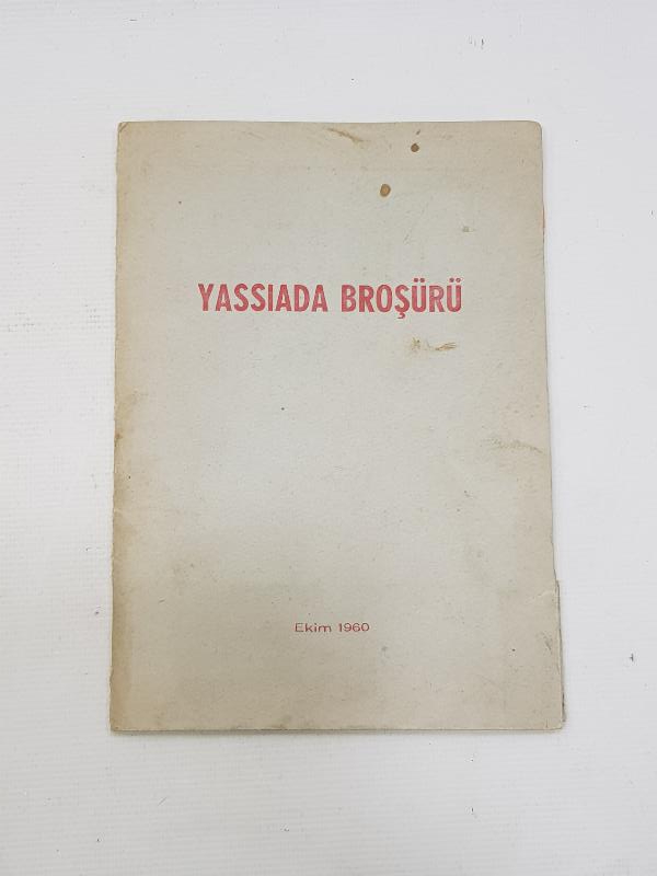 1960 DARBESİ TÜM EKLERİYLE BİRLİKTE YASSIADA BROŞÜRÜ