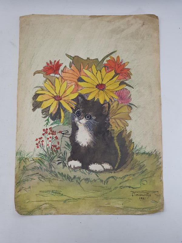 1990 TARİHLİ RESSAM T. TAVANİDİS İMZALI TABLO