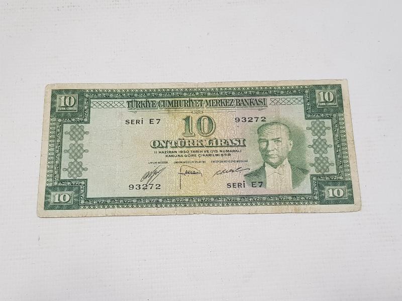 5. EMİSYON 10 LİRA