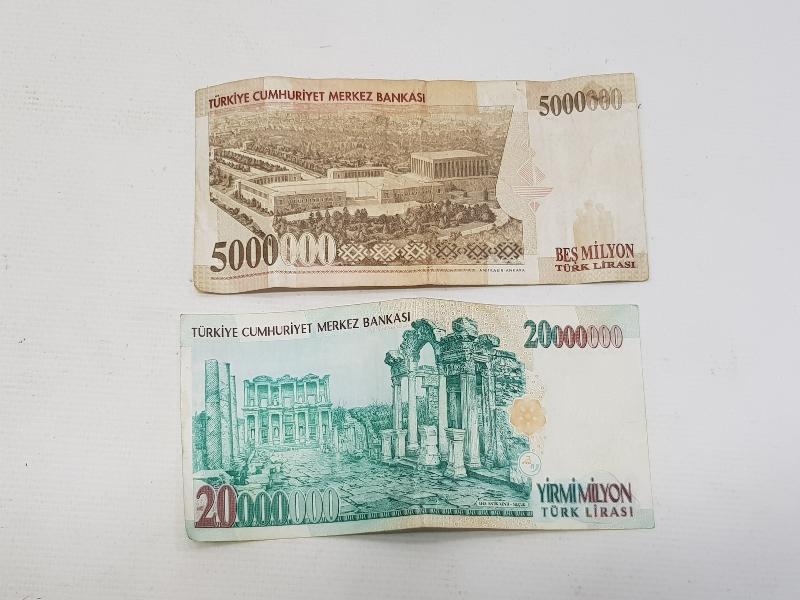 7. EMİSYON 5.000.000 TL VE 20.000.000 TL KAĞIT PARA