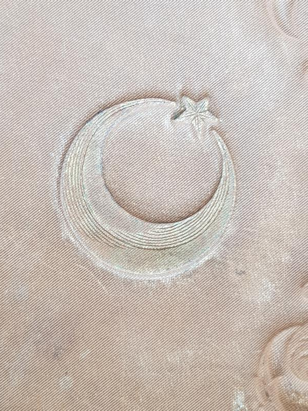 CİLDİ OSMANLI DEVLET ARMALI VE HİLAL GÖRSELLİ OSMANLICA NADİR KİTAP: ŞANLI ASKER