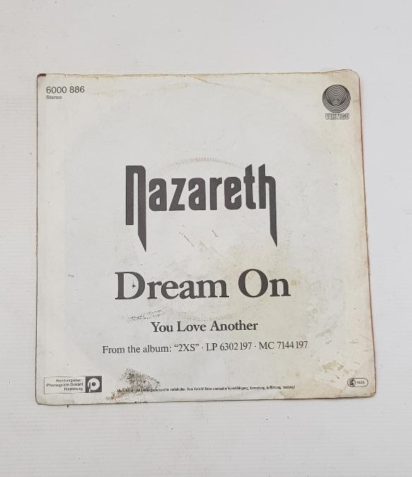 NAZARETH DREAM ON 45'LİK PLAK