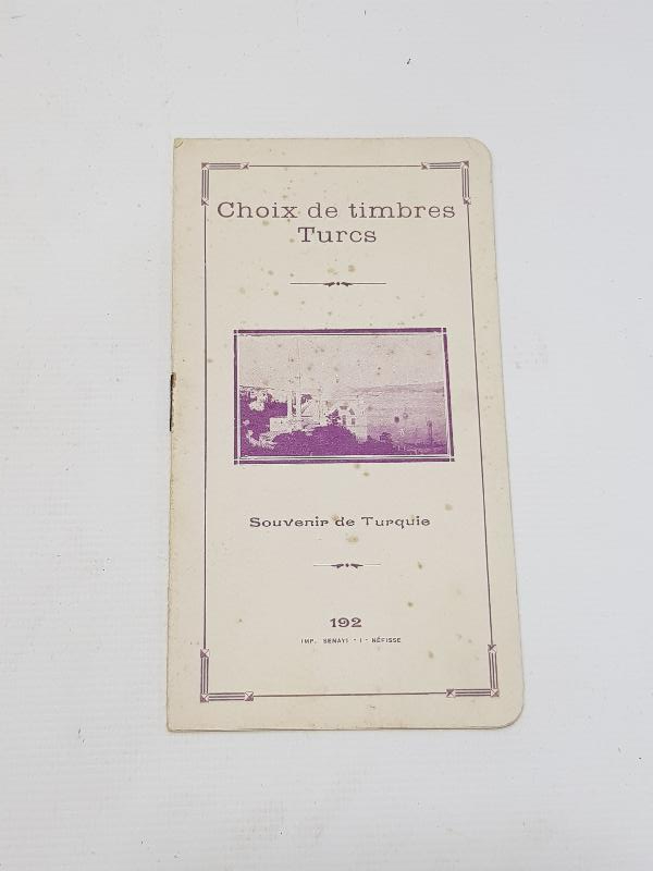 OSMANLI DÖNEMİ ÇOK NADİR SANAYİİ NEFİSE PUL DEFTERİ