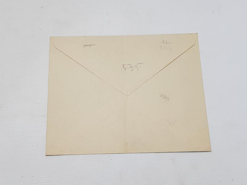 OSMANLICA YAZILI TÜCCAR ANTETLİ ZARF