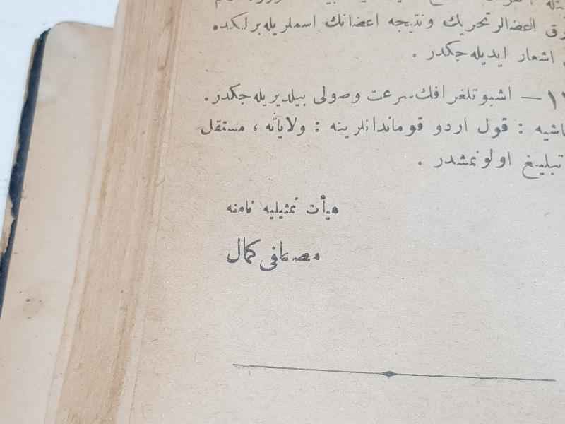 TC İLK DÖNEM OSMANLICA MİSAKI MİLLİ - HIYANETİ VATANİYE VB. KANUNLAR KİTABI