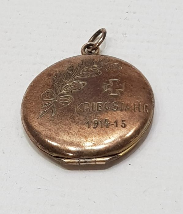 1914-1915 SAVAŞ YILLARI YAZILI 1. DÜNYA SAVAŞI ALMAN SUBAYINA AİT NADİR RESİMLİK