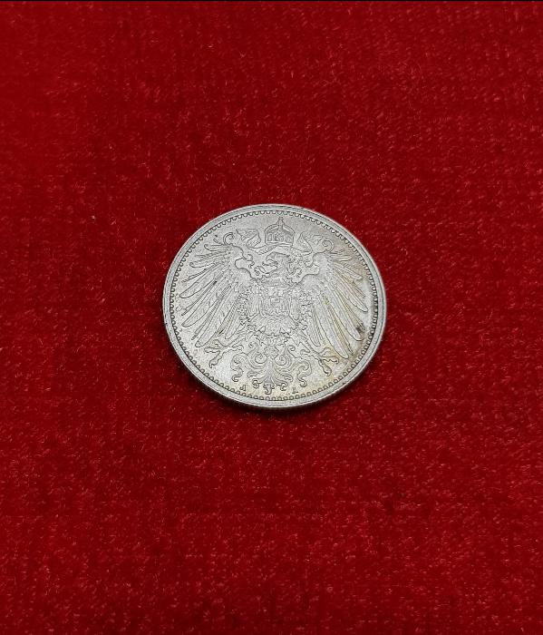 1914 TARİHLİ ALMANYA 1 MARK GÜMÜŞ PARA