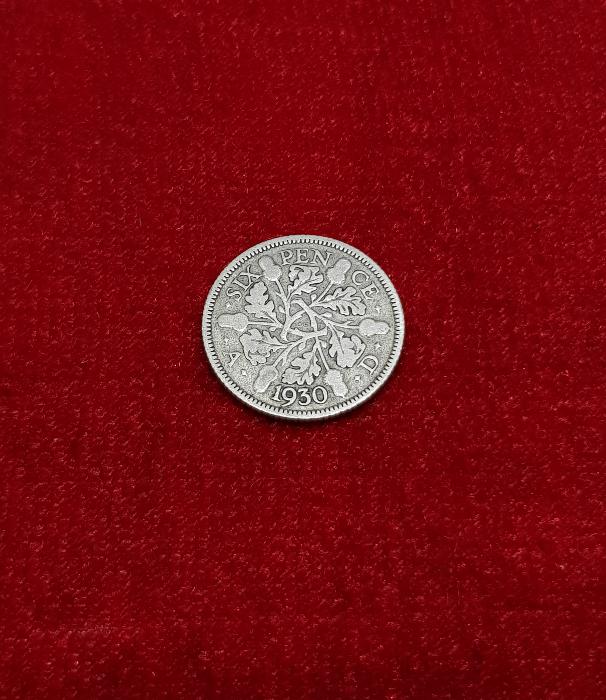 1930 VE 1945 İNGİLTERE GÜMÜŞ SIX PENCE 