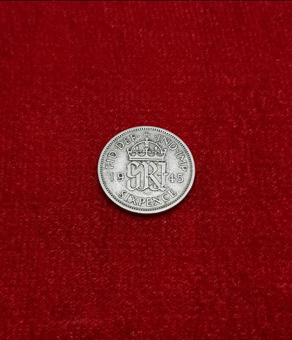 1930 VE 1945 İNGİLTERE GÜMÜŞ SIX PENCE 