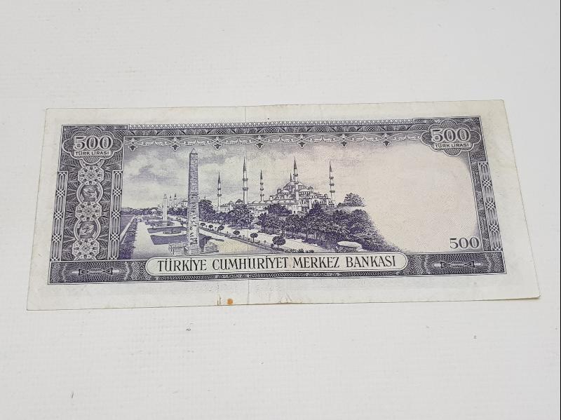 5. EMİSYON 500 LİRA KAĞIT PARA