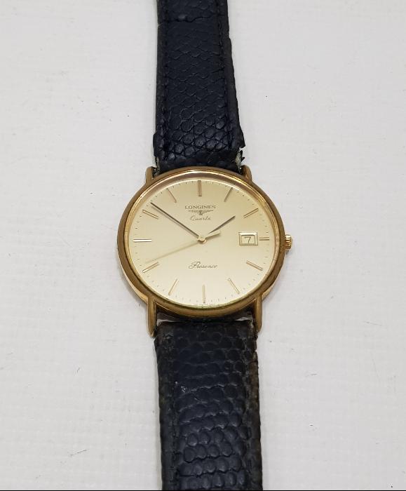 ALTIN KAPLAMA LONGINES MARKA ERKEK KOL SAATİ 