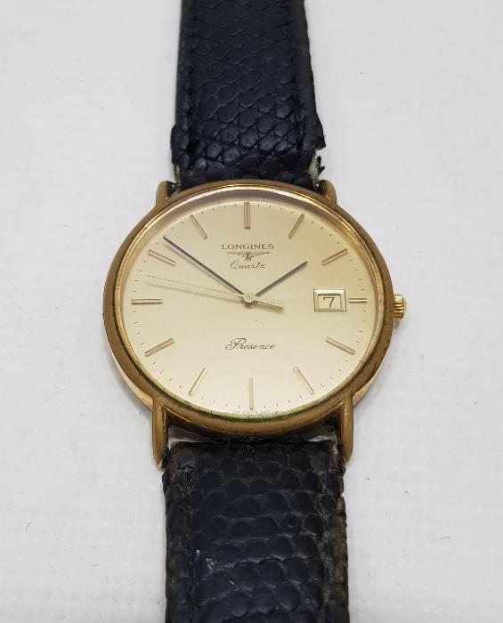 ALTIN KAPLAMA LONGINES MARKA ERKEK KOL SAATİ 