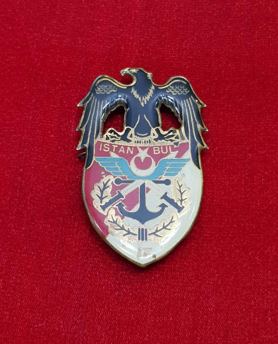 ANTİKA ÇOK NADİR İSTANBUL ASKERİ İNZİBAT ROZETİ