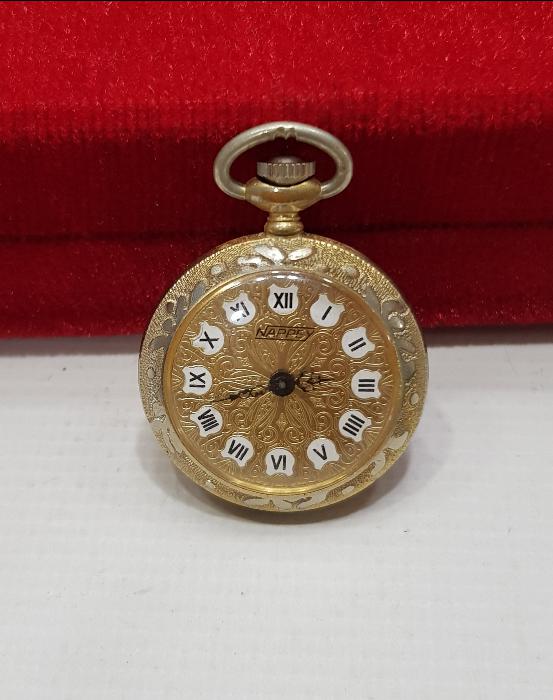 ANTİKA GRAVÜRLÜ ZENNE CEP SAATİ