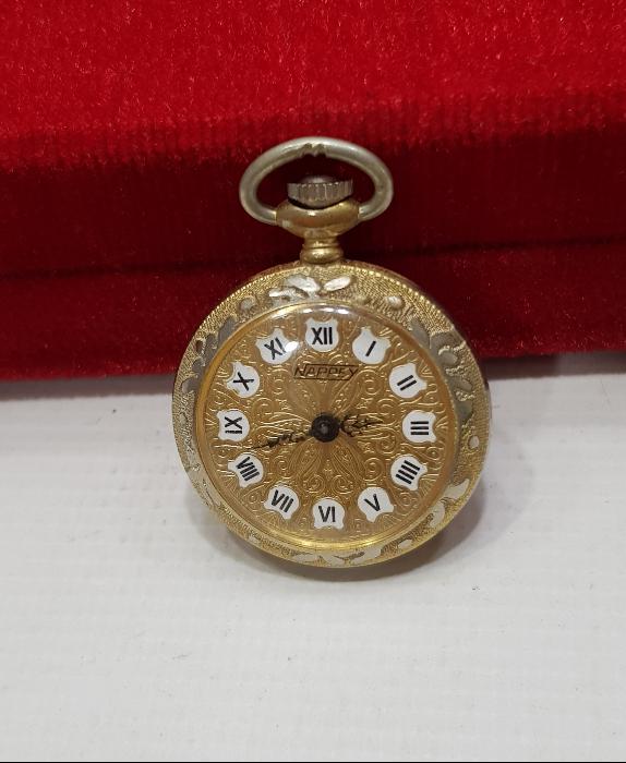 ANTİKA GRAVÜRLÜ ZENNE CEP SAATİ