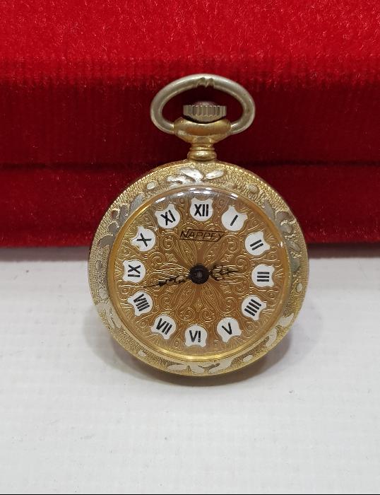 ANTİKA GRAVÜRLÜ ZENNE CEP SAATİ