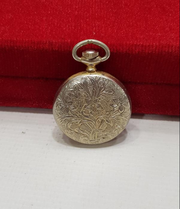 ANTİKA GRAVÜRLÜ ZENNE CEP SAATİ