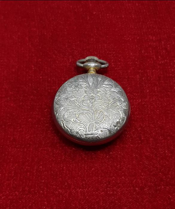 ANTİKA GRAVÜRLÜ ZENNE CEP SAATİ