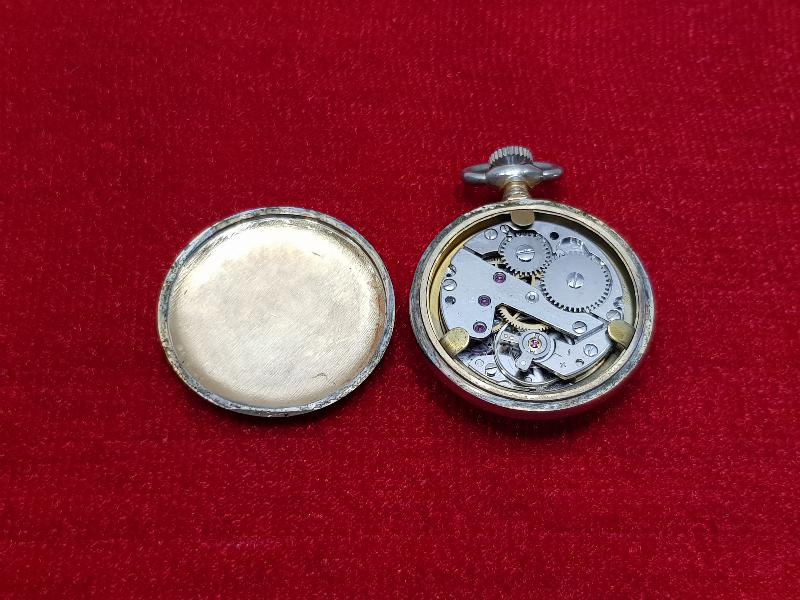 ANTİKA GRAVÜRLÜ ZENNE CEP SAATİ