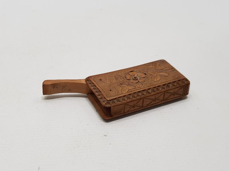 ANTİKA ŞİMŞİR KİBRİT KUTUSU