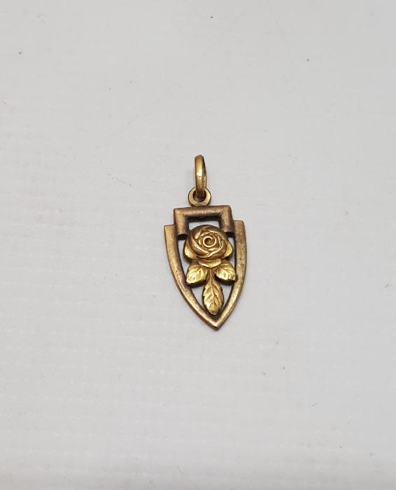 ART NOUVEAU ALTIN KAPLAMA KOLYE UCU