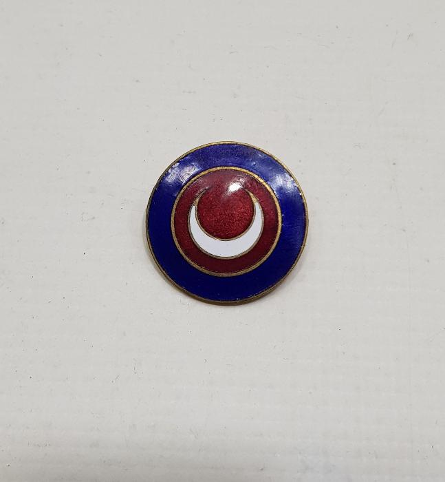 FARKLI FORMDA ANTİKA MİNELİ KIZILAY ROZETİ 