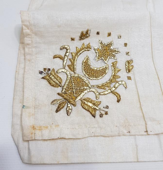 OSMANLI DÖNEMİ ALTIN SIRMA İŞLEMELİ AY YILDIZLI ÇEVRE