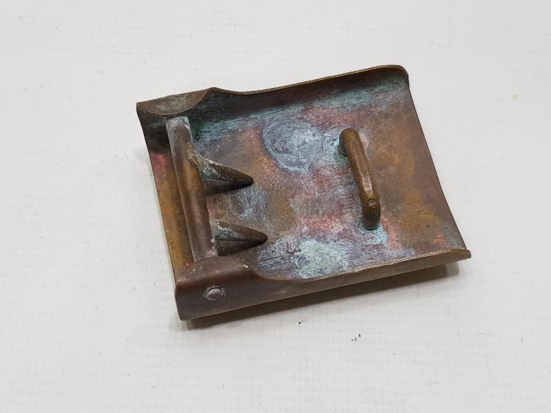 OSMANLI DÖNEMİ ASAKİRİ ŞAHANE YAZILI ÇOK NADİR OSMANLI SUBAY KEMER TOKASI