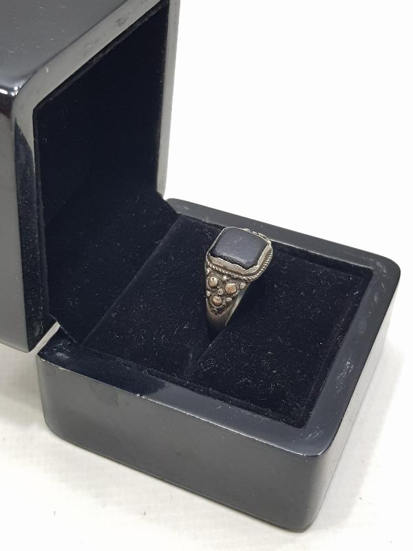 OSMANLI DÖNEMİ GÜHERSE İŞÇİLİKLİ OLTU TAŞLI GÜMÜŞ YÜZÜK