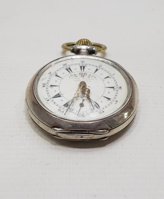 OSMANLI DÖNEMİ GÜMÜŞ KASA OSMANLI KADRANLI CEP SAATİ