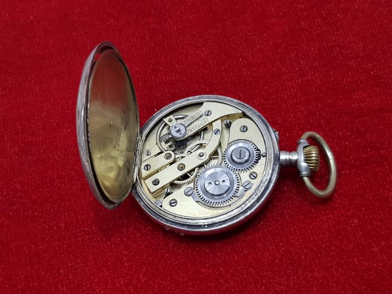 OSMANLI DÖNEMİ GÜMÜŞ KASA OSMANLI KADRANLI CEP SAATİ