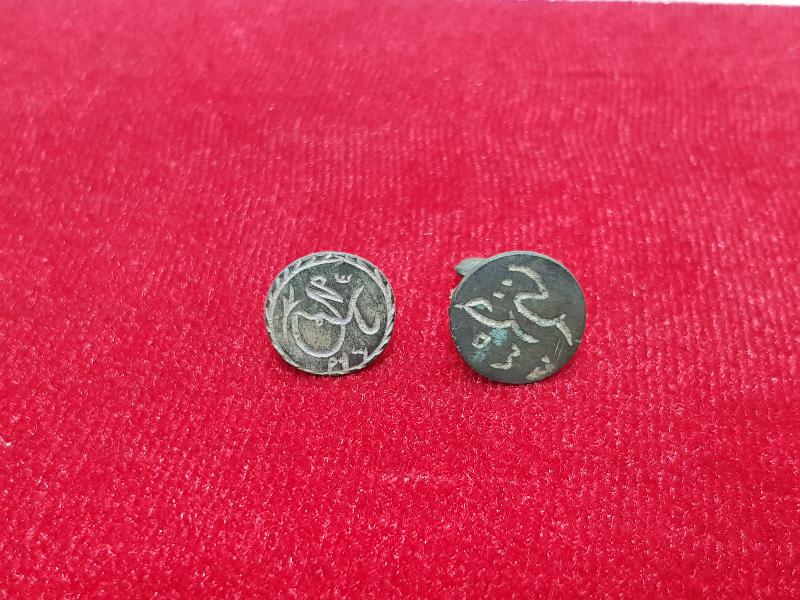 OSMANLICA YAZILI İKİ ADET ŞAHIS MÜHÜRÜ